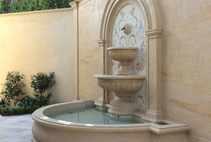 Limestone Fountain