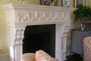 interior fireplace