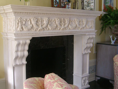 interior fireplace