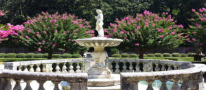 fountain-in-center-of-garden